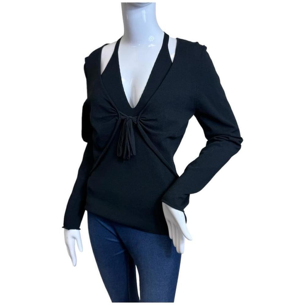 Dana Buchman Size Large long sleeve blouse v neck
